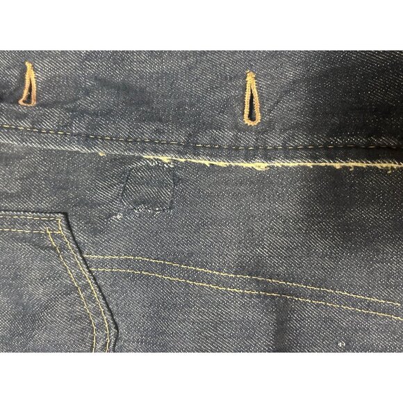 Sears Jean Jacket Men Small Sherpa Lined Jean Barn Jacket Denim Blue - Picture 4 of 9